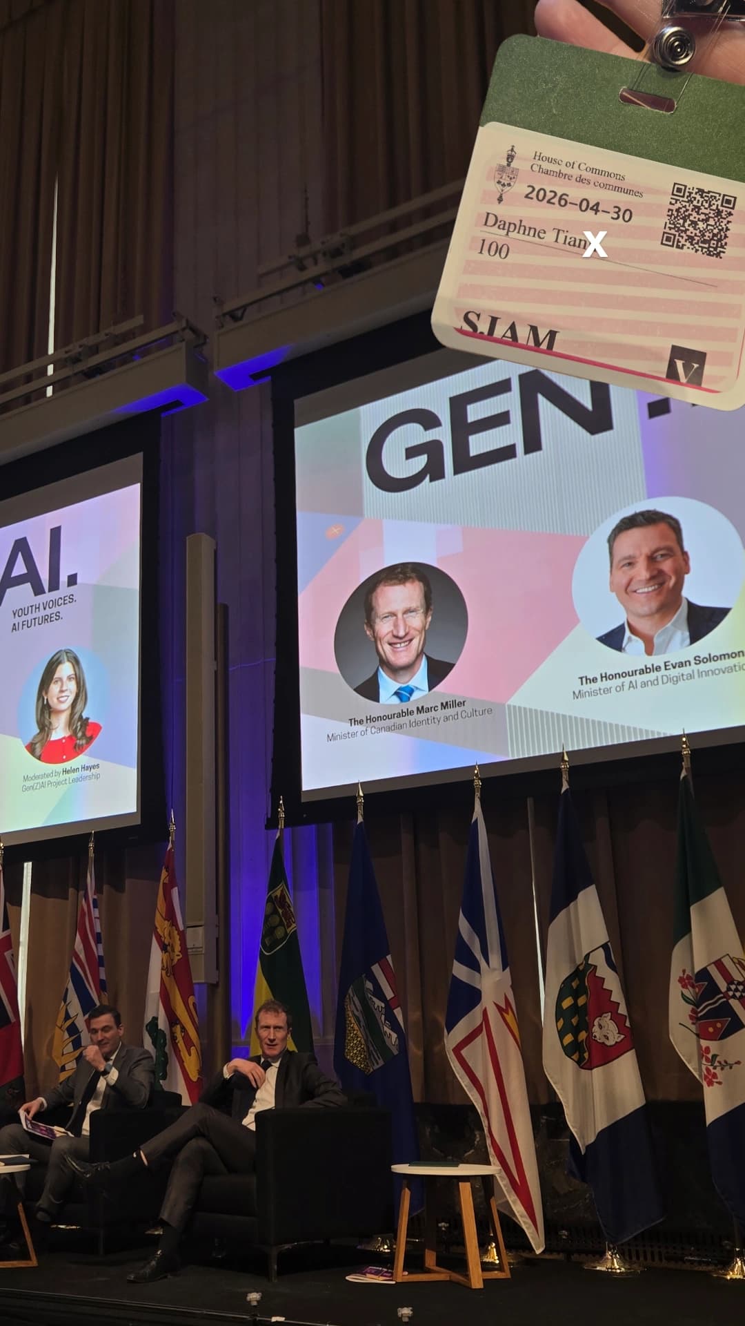 Gen(Z)AI event at Parliament Hill in Ottawa